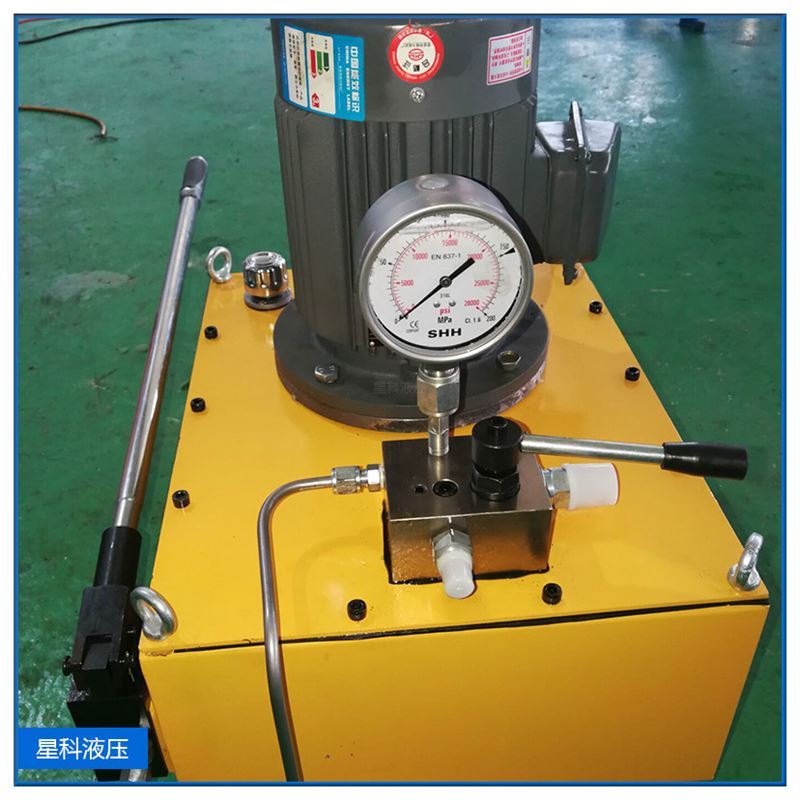 承接定做直连防爆电机超高压电动泵 供应柱塞式大排量液压油泵站