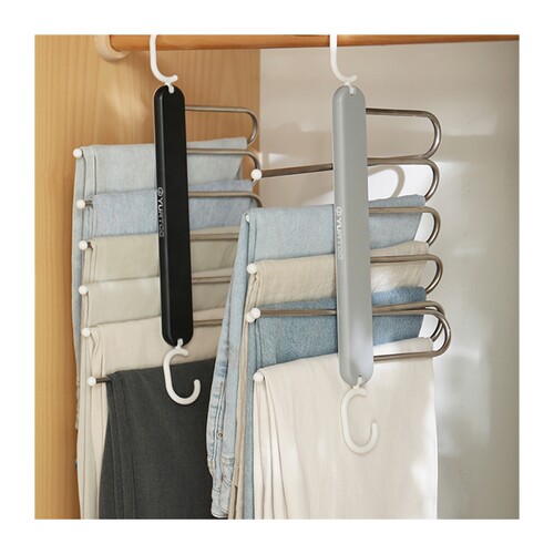 极速clothes hanger household clothes hanging folding multifu