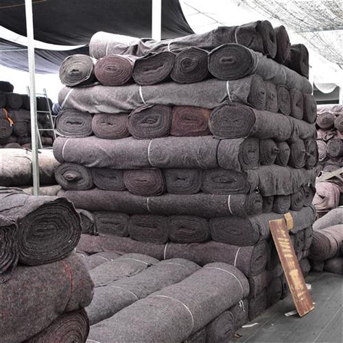 防水棉被包装土工布毛毡公家养护心湿黑保草寒保温路具大棚保温