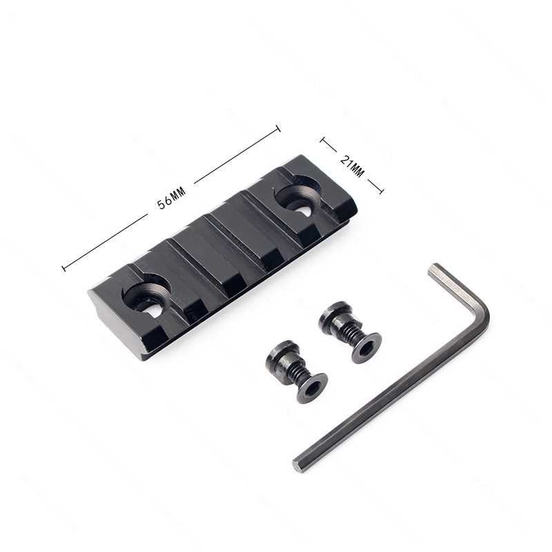 导轨片长条状导轨支架平底轨道战术21毫米宽加长通用皮卡汀尼轨