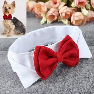 Dogs Adjustable Bow 1PC Collar Puppy Tie Necktie Pet