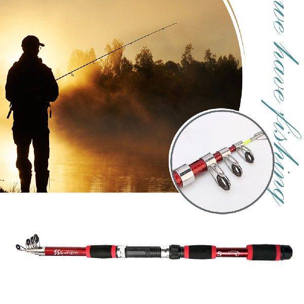 Telescopic Spinning Fishing Rod Ultra Hard 1.8mm Spinning