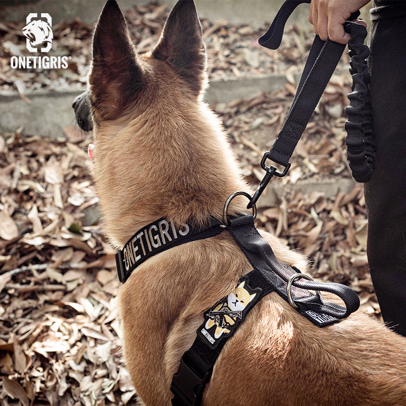 壹虎【骑士】大型犬杜宾狗狗胸背带战术k9牵引绳背心式遛狗外出