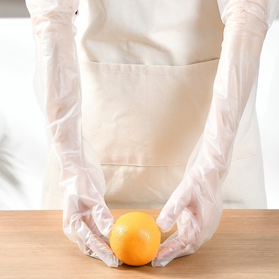 极速加长一次性家务手套洗碗厨房耐用型女食品级防水透明家用清洁