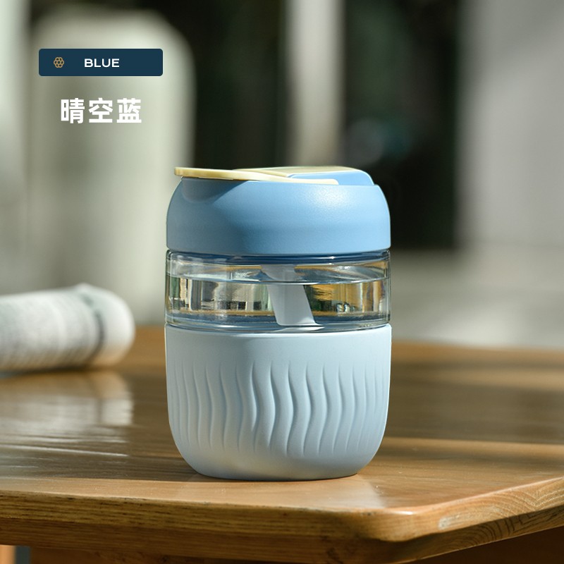 好货2022新款英h国Vanow玻璃杯大容量可爱水杯女耐热咖啡杯子可携图片