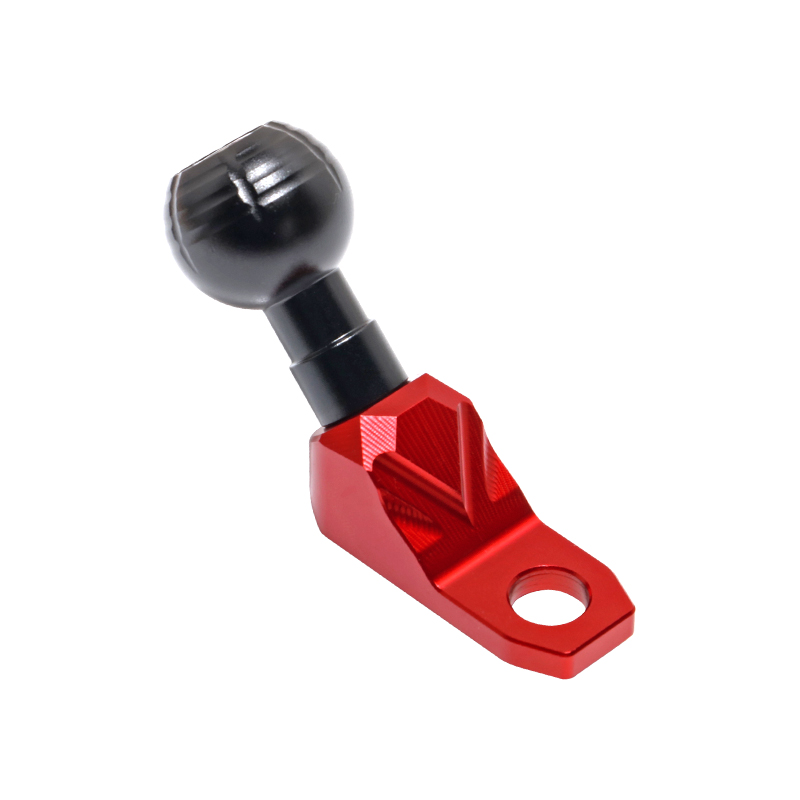 适用光阳赛艇CT250/S350/400改装导航镜座支架摩托车通用球头底座