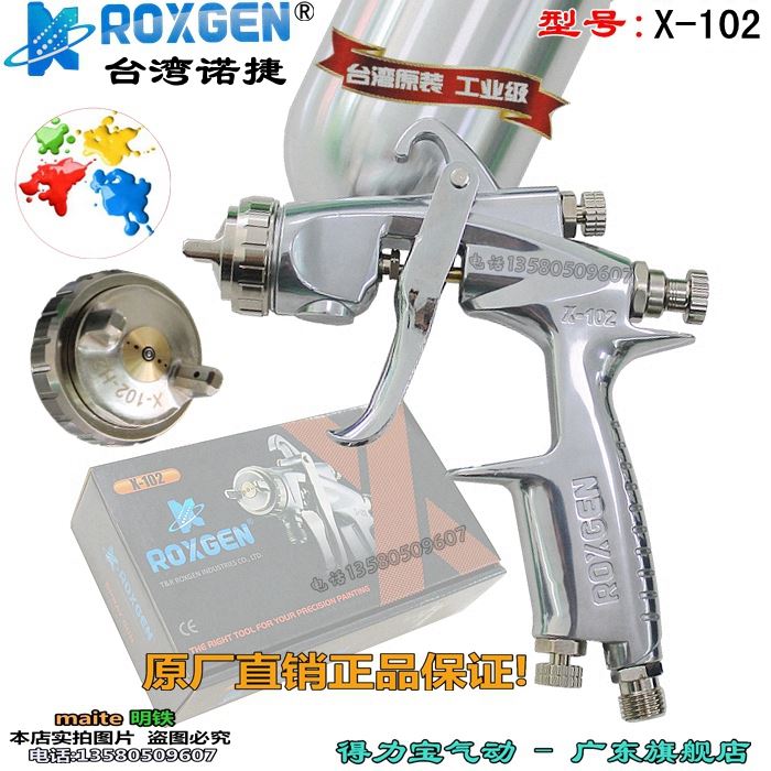 。 X-102喷漆枪 油漆喷枪高雾化家俱木器汽车气动喷枪 油漆枪