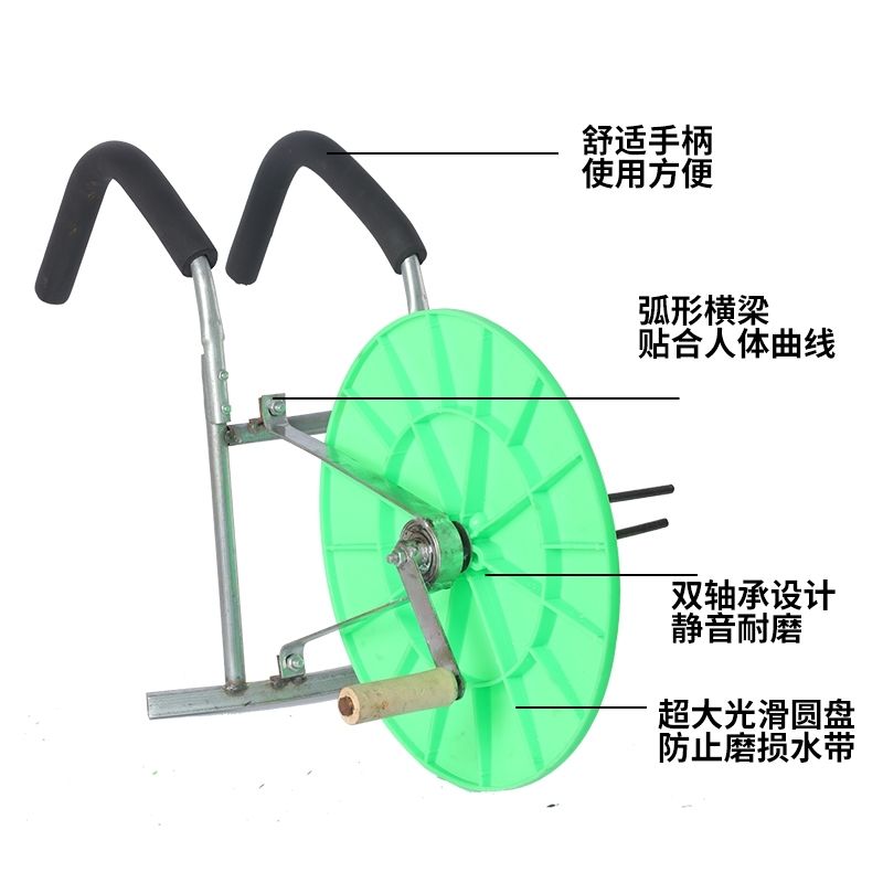 水带收卷器新款卷管神器肩背式手摇1-8寸通用收卷轮收浇地管子