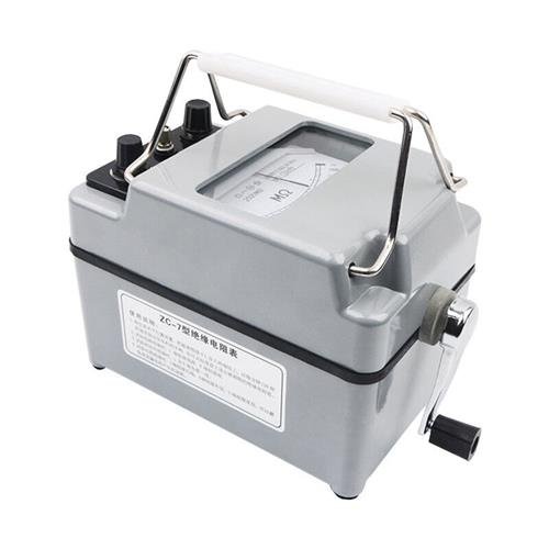 厂家祥瑞德兆欧表摇表绝缘电阻测试仪测量仪电工电阻表ZC-7塑胶壳