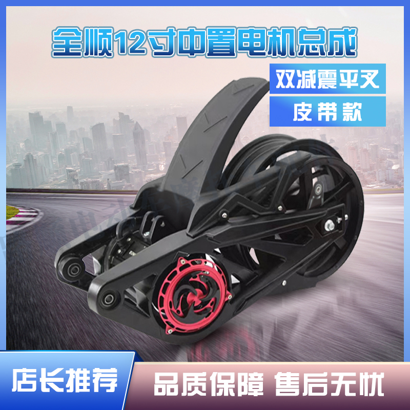 全顺12寸中置/皮带版/双减震/电机总成2000W3000W4000W