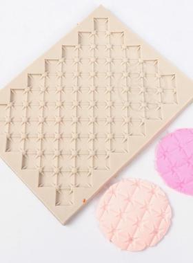 。Silicone mold sugar turning clover cake mold cup cake suga