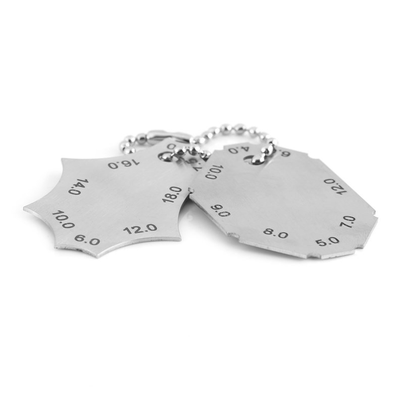 Stainless Steel Cam Welding Gauge Throat Depth Length Protra