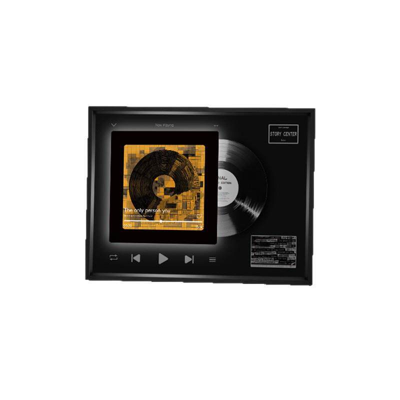 新品旋转唱片复古怀旧蓝牙音响画便携创意礼品桌面家居音箱