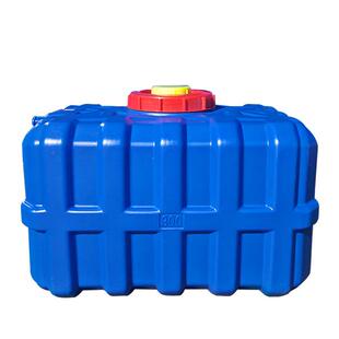 厂家源头农用塑料桶卧式储水桶长方形大水箱370斤600斤蓄水罐带盖