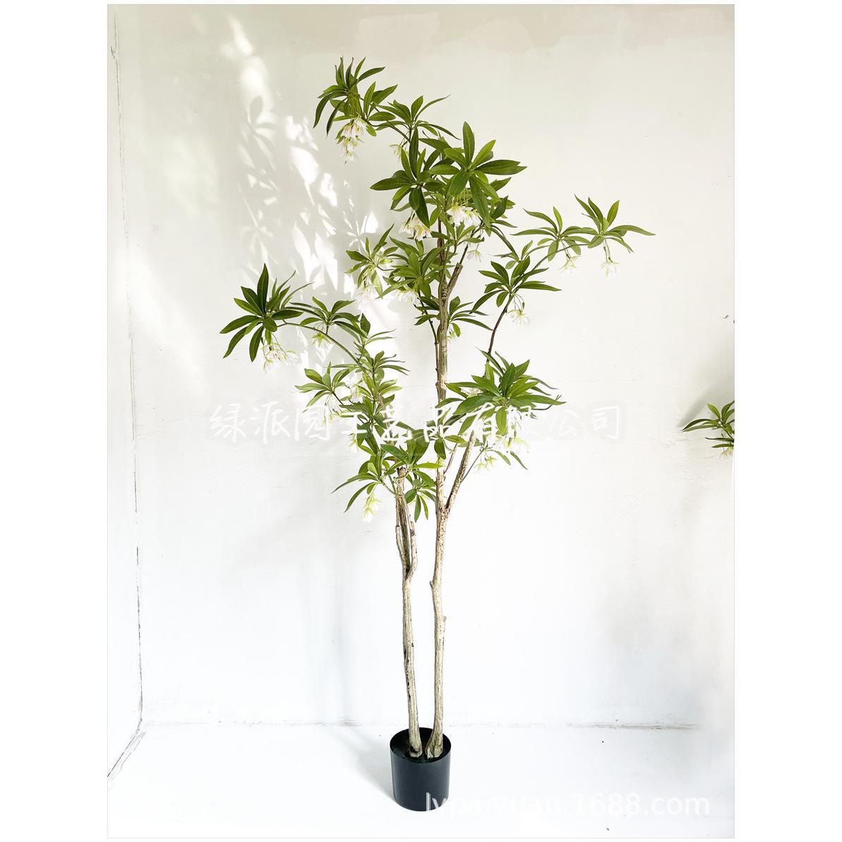 仿真绿植红铁树绿150cm芙蓉树盆栽仿生盆景假植物装饰室内摆件