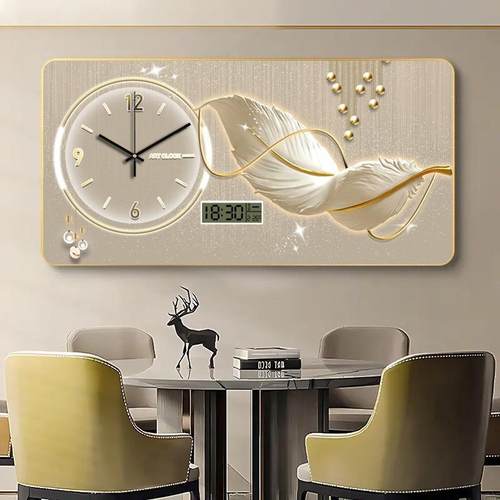 现代轻奢抽象创意钟表装饰画餐厅卧室客厅走廊装饰画钟表装饰画