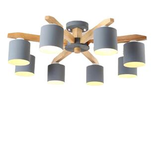 北欧吊灯客厅主灯原木风灯具简约现代大气餐厅灯家装灯具家用卧室