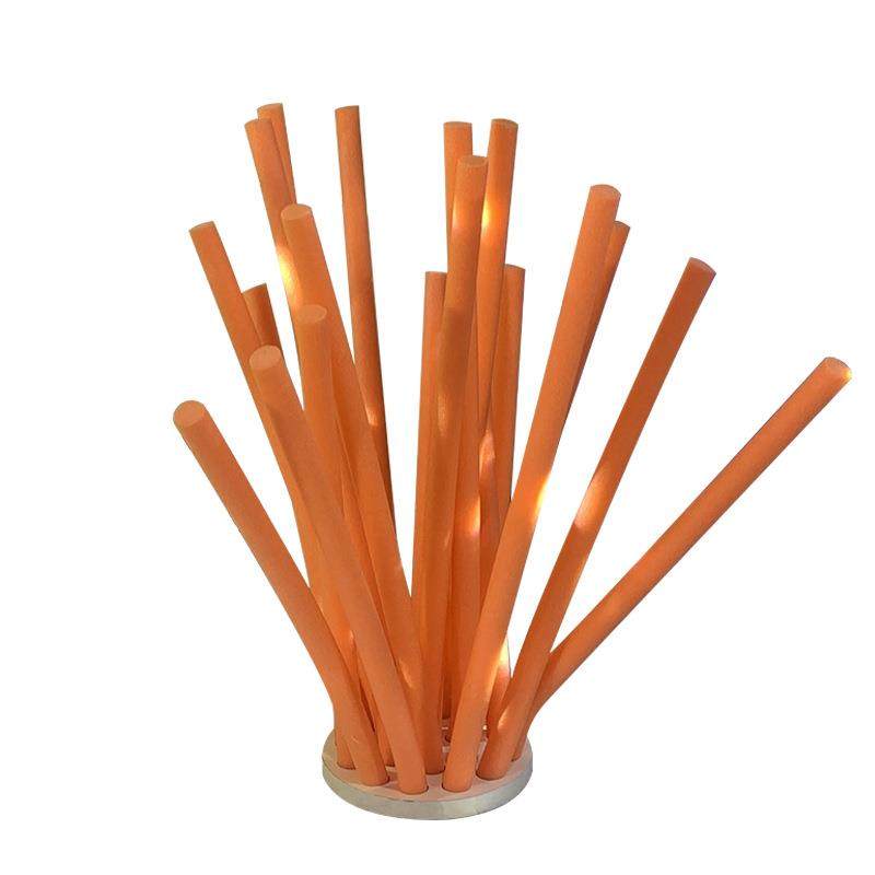 主题婚礼布置彩色泡沫条装饰软包海绵橱窗装饰舞台实心棒造景摆件