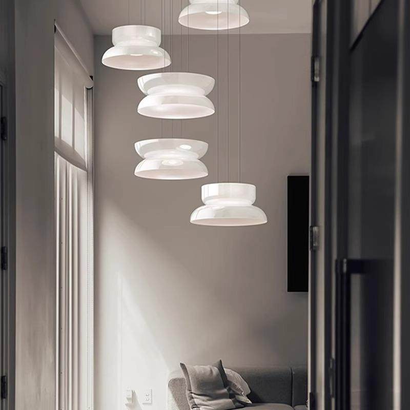 北欧现代简约餐厅吊灯网红设计师款吧台白玉玻璃卧室床头餐厅吊灯,家装灯饰光源,智能吊灯,淘宝优惠券,粉丝福利购,淘宝优惠卷