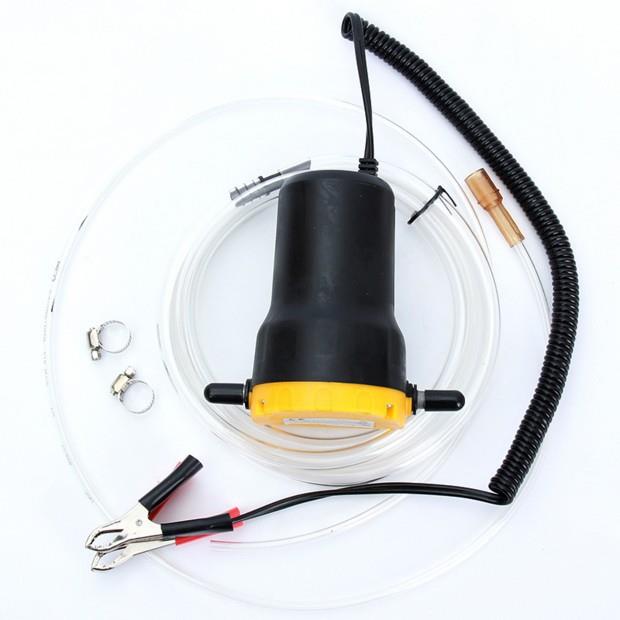12v.24v电动抽油泵汽车更换机油泵抽柴油泵微型自吸加油泵
