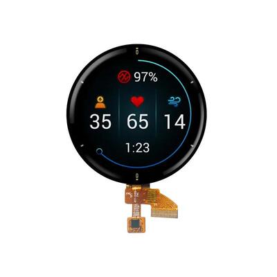 1.8寸TFT圆屏显示屏360*360智能穿戴旋钮屏ST77916驱动QSPI接口