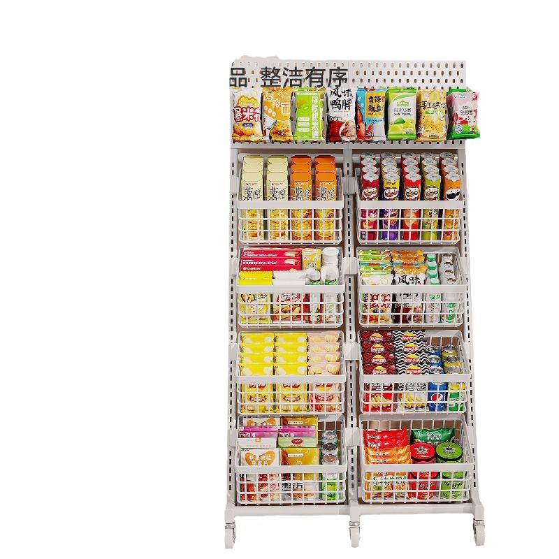 超市货多架多层置物架商用零食架房功能置物架落地326式饮展示厨