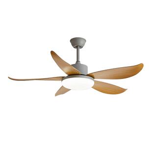 爆北款欧三色遥控风扇灯餐厅智能频语变音电扇灯卧室客吊扇厅灯