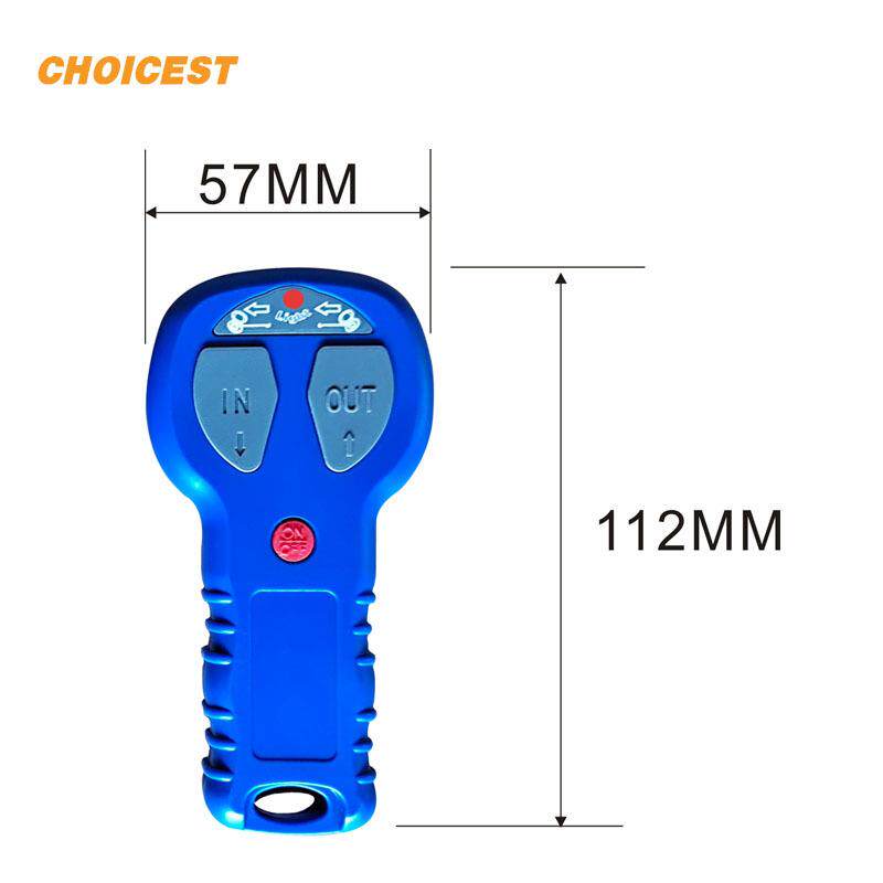 可以泡水工作的新0延迟高配白金版无线电动绞盘遥控器