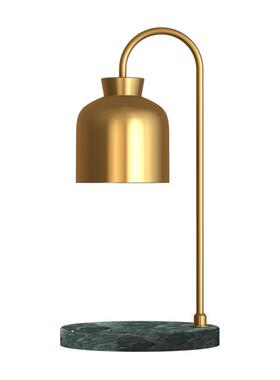 礼品香薰融融蜡灯烛灯居室无火金属大理蜡烛74548灯香氛石台可灯