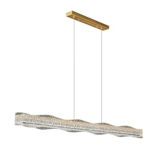 全铜餐厅吊灯现代简约奢华吧台长条灯高级感树脂灯高端设计师吊灯