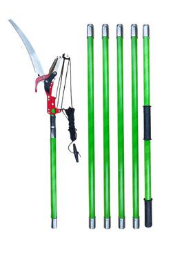 高缩枝锯8剪节带8米园林绿色高枝绝缘伸高空剪滑轮省力绳修枝剪高