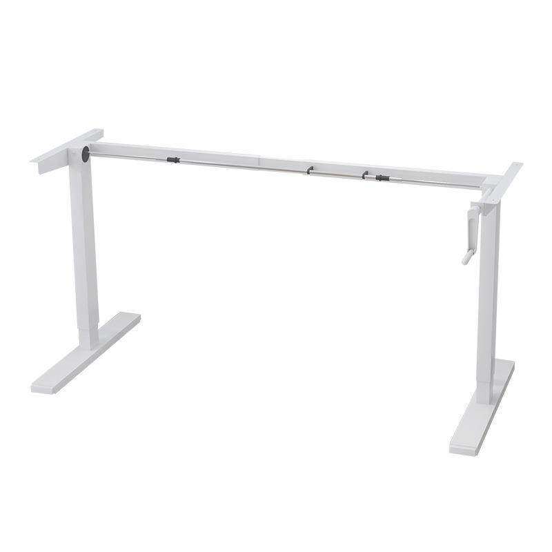 手摇升降桌手动桌架可办公工作台支架式电脑台式桌子宜学习家书桌