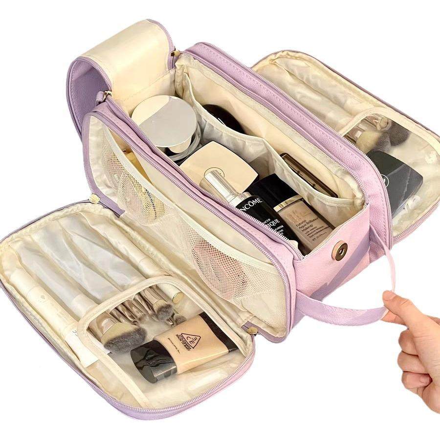 便携收化纳雾霾紫大容量新妆款旅行洗包桌面洗漱妆品化刷义乌友鸿,收纳整理,其他收纳袋,淘宝优惠券,粉丝福利购,淘宝优惠卷