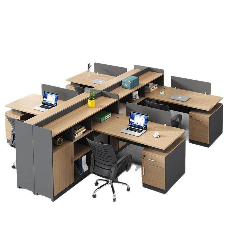 重简庆财务室办公桌椅组电合屏办公风桌办公室员工GD-01桌多人位,商业/办公家具,办公储物柜,淘宝优惠券,粉丝福利购,淘宝优惠卷