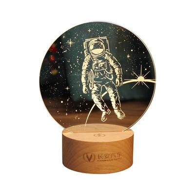 员工奖杯企纪念牌牌实木牌底座亚YRW克力小夜奖灯业金光影实用专