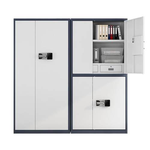 加厚指纹保密柜财务档案柜资料储物柜矮柜保险柜电子密码锁文件柜