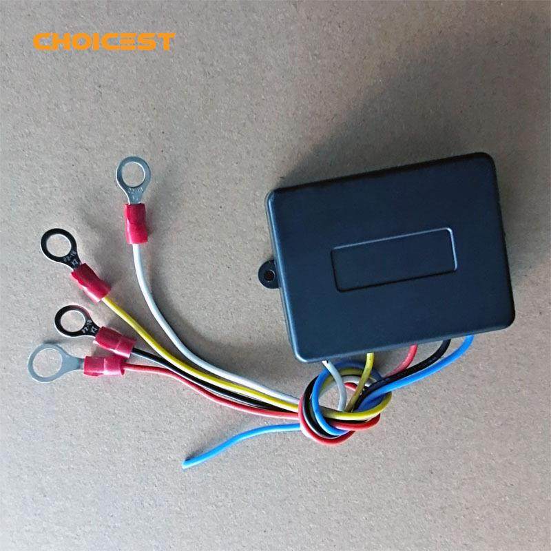 双黑12V24V宽电压通用无线绞盘遥控器双遥控开关