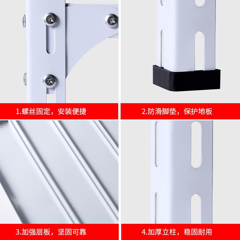 仓库仓储家用储物架铁架角钢多用途货架置物架轻型阳台储物架