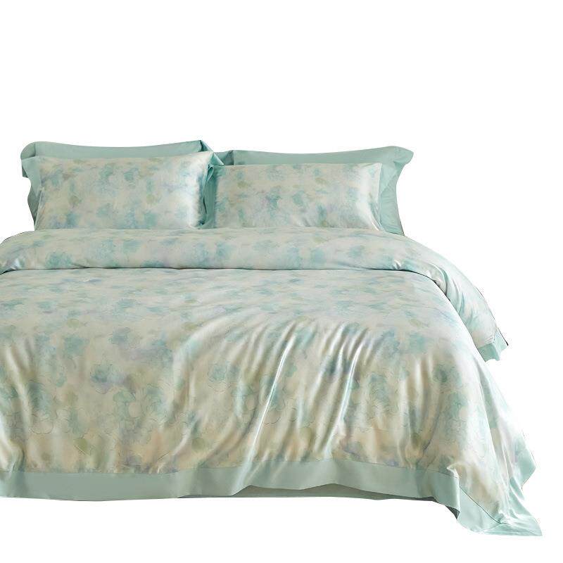 水洗冰四冰件套数码印花被丝套225夏GJM-A类季感床上用品三件套床