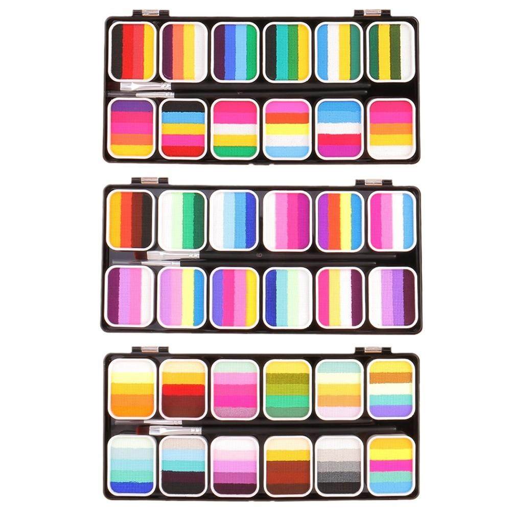 面部彩绘颜料12格多拼水溶性脸彩易清洗彩绘脸部颜料脸彩儿童,玩具/童车/益智/积木/模型,颜料,淘宝优惠券,粉丝福利购,淘宝优惠卷