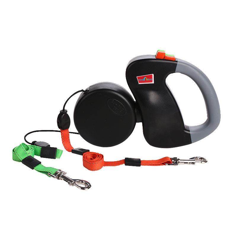 双头牵引绳双狗链子一拖二防缠绕狗绳子狗狗牵引绳自动伸缩小型犬,宠物/宠物食品及用品,狗牵引绳,淘宝优惠券,粉丝福利购,淘宝优惠卷