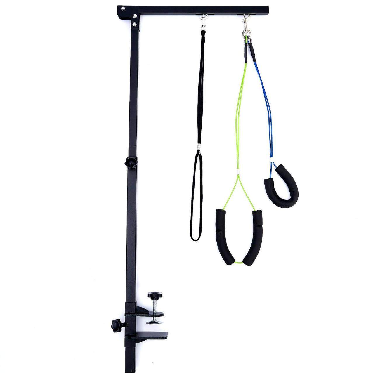 宠物美容台支架美容配件不锈钢可折叠美容桌支架夹具套装源头工厂