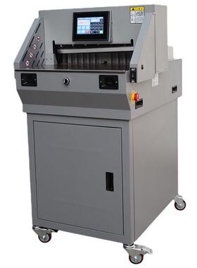 E460R触摸屏程控切纸机数控裁切机电动裁纸机切纸刀厚度60MM