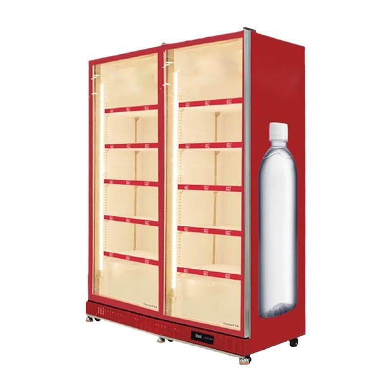 冷藏展示柜风冷无霜商用单门超市冰箱啤酒红色饮料柜,商业/办公家具,冷藏展示柜,淘宝优惠券,粉丝福利购,淘宝优惠卷