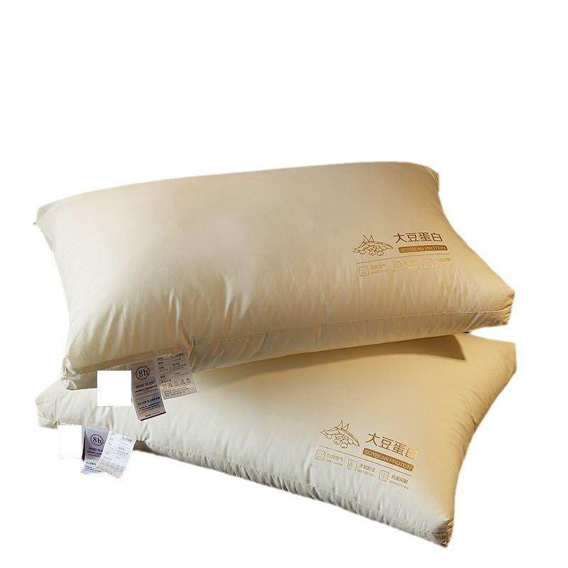 全棉60支大豆蛋白枕头纯棉五星级酒店枕芯单人护颈母婴级透气舒睡,床上用品,U型枕/便携枕,淘宝优惠券,粉丝福利购,淘宝优惠卷