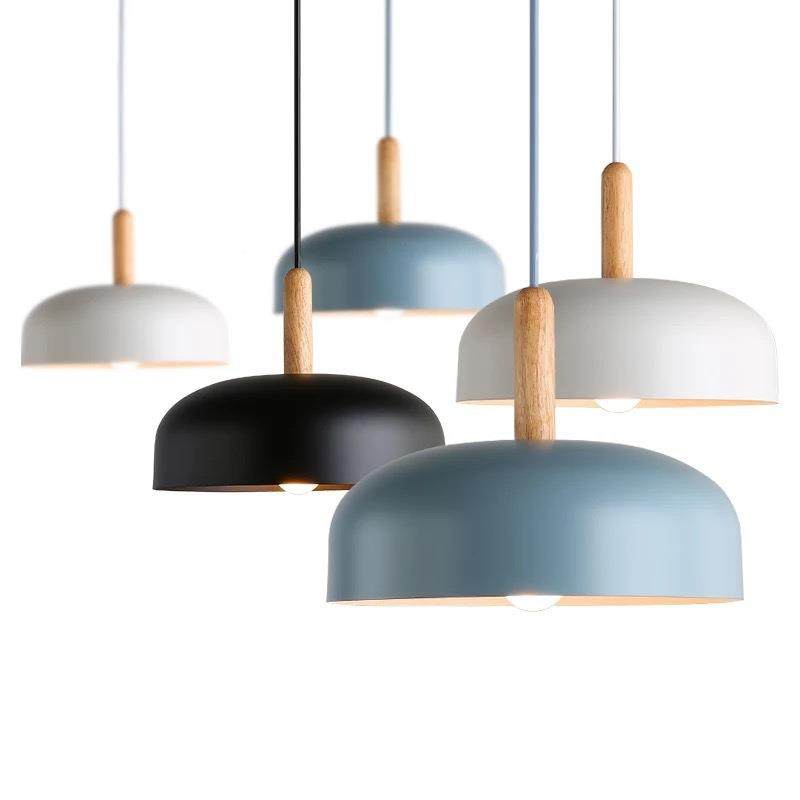 北欧木艺铝材吊吧灯创意个性餐厅茶奶店办公室现代简约装饰灯台具,家装灯饰光源,智能吊灯,淘宝优惠券,粉丝福利购,淘宝优惠卷