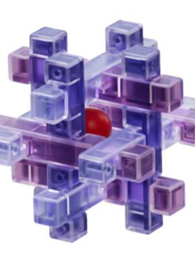 鲁班智力锁孔明锁2全套儿玩童智具1益岁8小学生解环解入门级YVB训