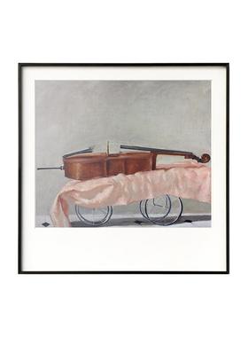 QB202010北欧客厅众物风景小装饰样板房卧室餐画厅挂画过道墙人壁