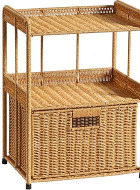 仿编家13385用收多层床头架客柜卧室床边柜子厅储物整理纳置物架