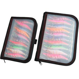 5饵渔具鱿夜光尾木鱼钩虾.0#.号夜光尾木虾套装带假钩路亚鱼饵